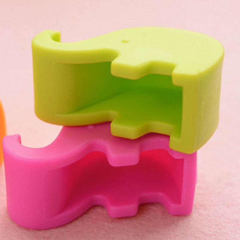 ที่วางโทรศัพท์ตั้งโต๊ะ พลาสติก สากล ช้าง / ขาตั้งโทรศัพท์ แบบพกพา / ที่วางโทรศัพท์มือถือแท็บเล็ต แบบตั้งโต๊ะ รองรับโทรศัพท์มือถือ เข้ากันได้กับโทรศัพท์ iPhone & Android - รูปที่ 4