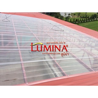 ‼️ขายดี‼️#แผ่นหลังคาใส #ลอนเมทัลชีท Lumina แผ่นโพลีคาร์บอเนต #โรงเรือนแคคตัส #โรงเรือนปลูกผัก #ใสกระจก