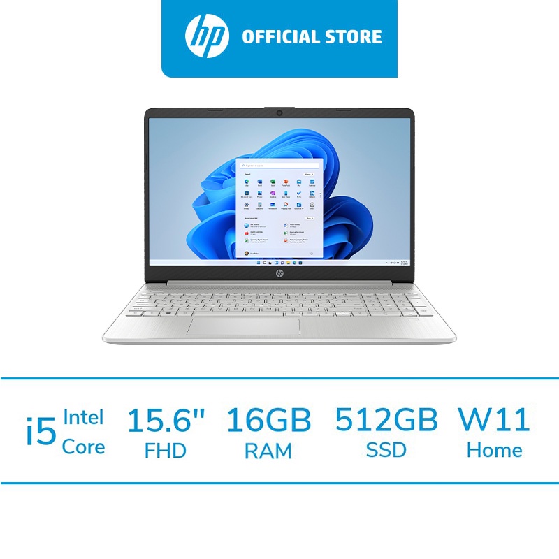 【จัดส่งที่รวดเร็ว】 [ผ่อน 0%] โน๊ตบุ๊ค HP Laptop 15s-fq4044TU /15s-fq2580TU /i5-1155G7 / Ram 16GB /SSD 512GB / 2Yrs Onsit