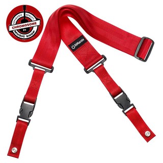 สายสะพายกีตาร์ DiMarzio 2 Inch Nylon Cliplock สี Red