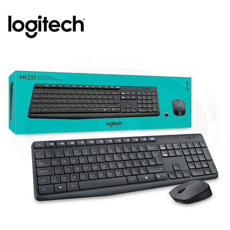 Hg Logitech Mk235 Wireless Keyboard And Mouse Combo 