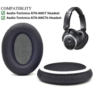 แผ่นฟองน้ําครอบหูฟัง สําหรับ Audio-Technica ATH-ANC7 ATH-ANC7B ATH-ANC9 1 คู่