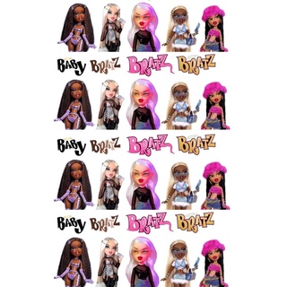 สติ๊กเกอร์ลอกลายน้ำแต่งเล็บ Bratz