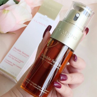 ✨ Clarins Double Serum [Hydric + Lipidic System] Complete Age Control Concentrate 50ml ของแท้ 100%✨