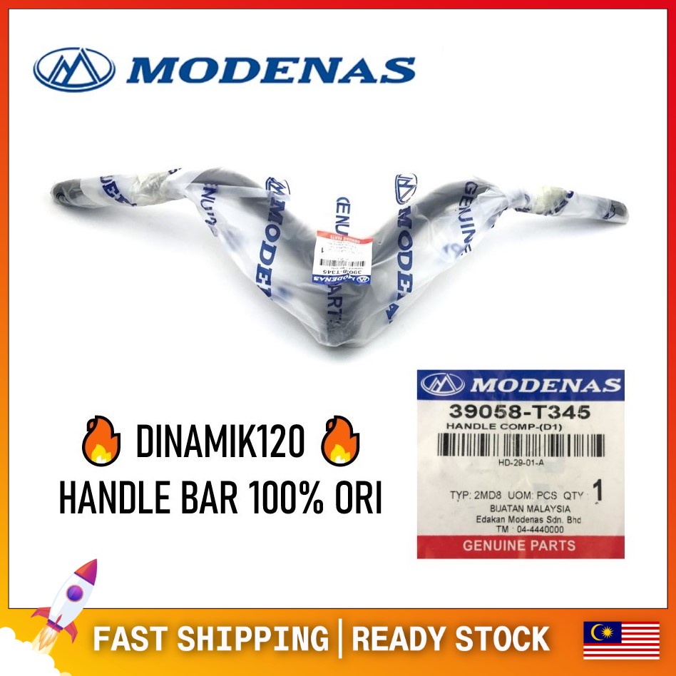Modenas DINAMIK120 DINAMIK 120 HANDLE BAR BESI HANDLE PEGANG HANDLE PEMEGANG MODENAS