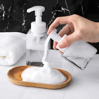 Double.thai ขวดปั้มโฟม พลาสติก ทรงสี่เหลี่ยม ขนาด 250/450ml.