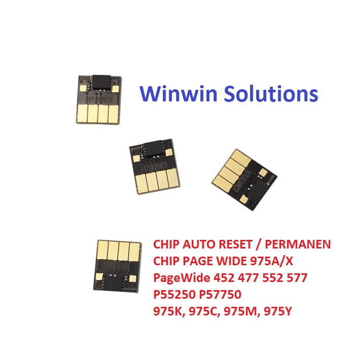 CHIP AUTO RESET / PERMANENT CHIP PAGE WIDE 975A/X PageWide 452 477 552 577 P55250 P57750 975X