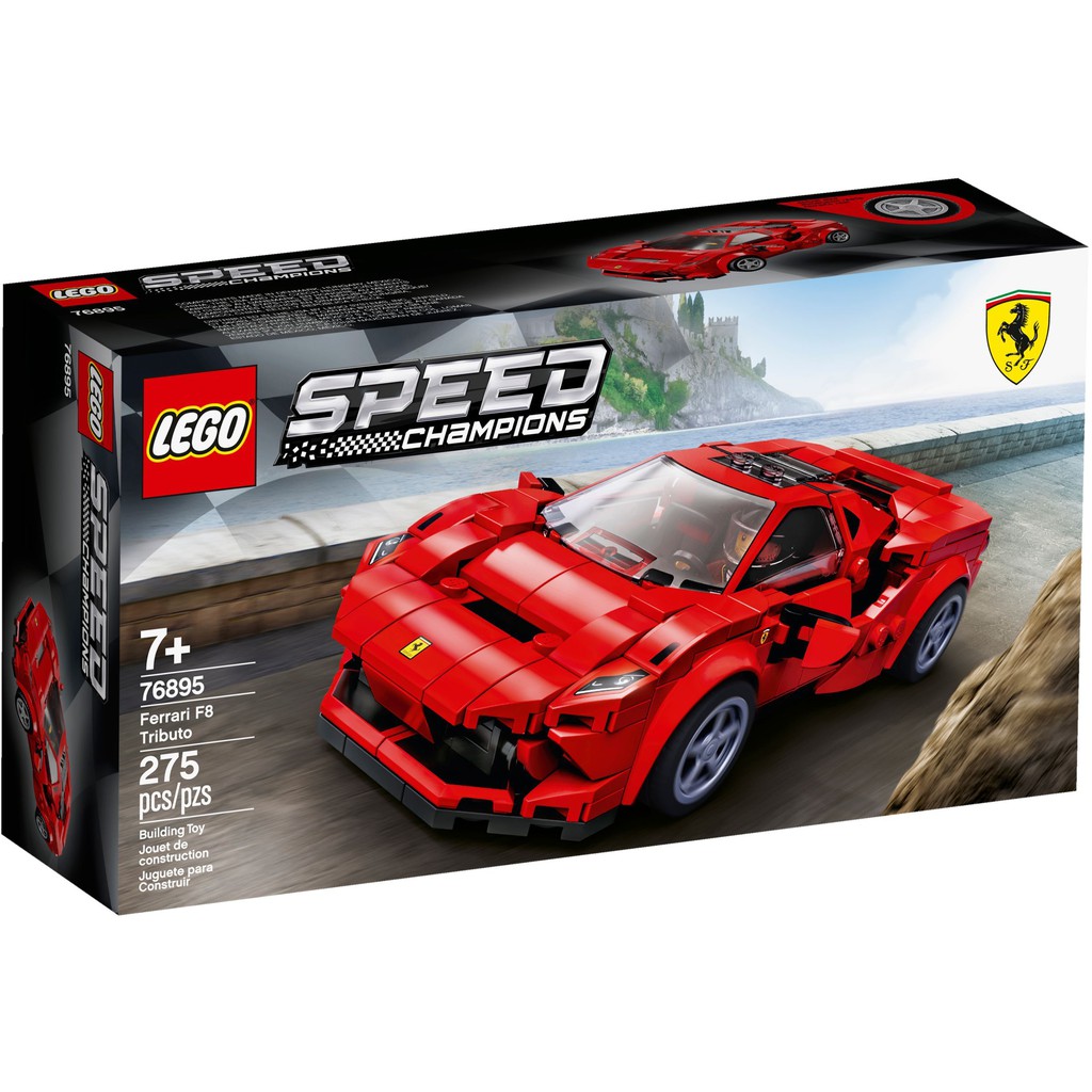 [BOB] 76895 LEGO Speed Champions Ferrari F8 Tributo ใหม่ MISB