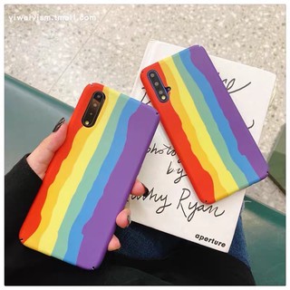 [ เคสสายรุ้ง ] Case Samsung Galaxy A02S เคสซัมซุง งานกำมะหยี่ เคสนิ่มซิลิคอน  Samsung A02s  พร้อมส่งจากไทย