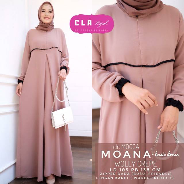 Moana DRESS BY CLA พร้อม mocca
