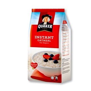 เควกเกอร์ ซีเรียล ขนาด 1000กรัม ข้าวโอ๊ตปรุงสำเร็จ QUAKER OAT MEAL INSTANT SEGERA SERIAL