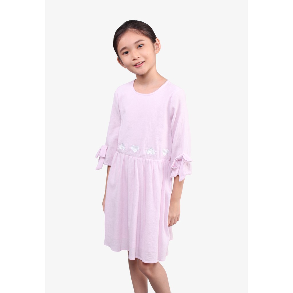 Soda Kids Sweetheart Ruffles Ribbon Dress KGA01433-A151808