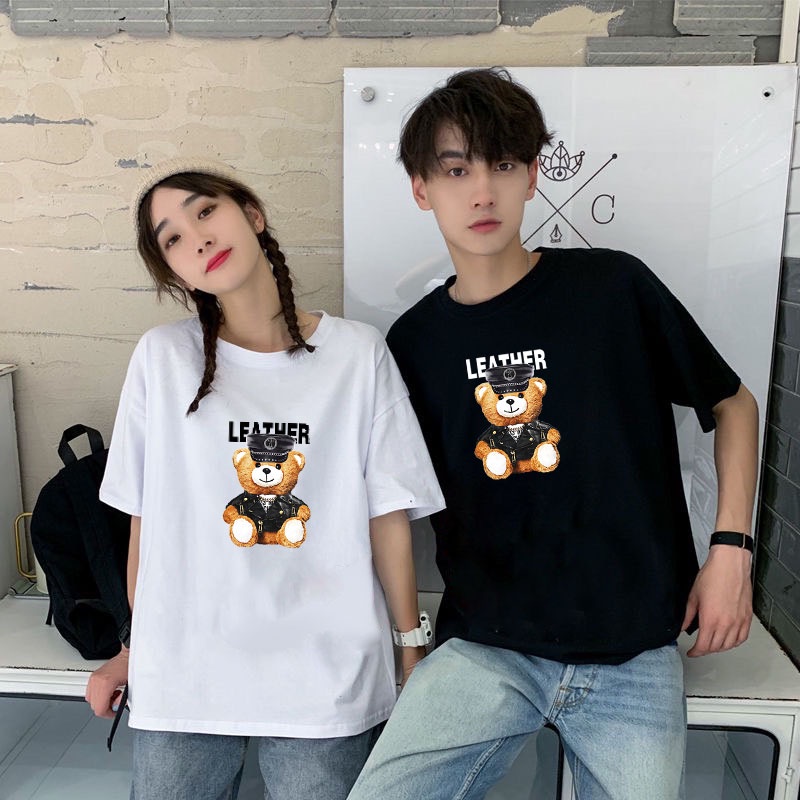 เสื้อทีเชิร์ตเสื้อยืดคอกลมแฟชั่นSportขาว-ดำ พร้อมส่ง T-325