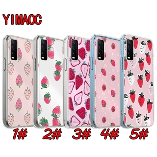 เคสโทรศัพท์มือถือพิมพ์ลายสตรอเบอร์รี่สําหรับ Vivo Y95 Y91 V5 Plus V7 Y75 Y79 V9 Y85 Y89 V11 V15 Pro Y11