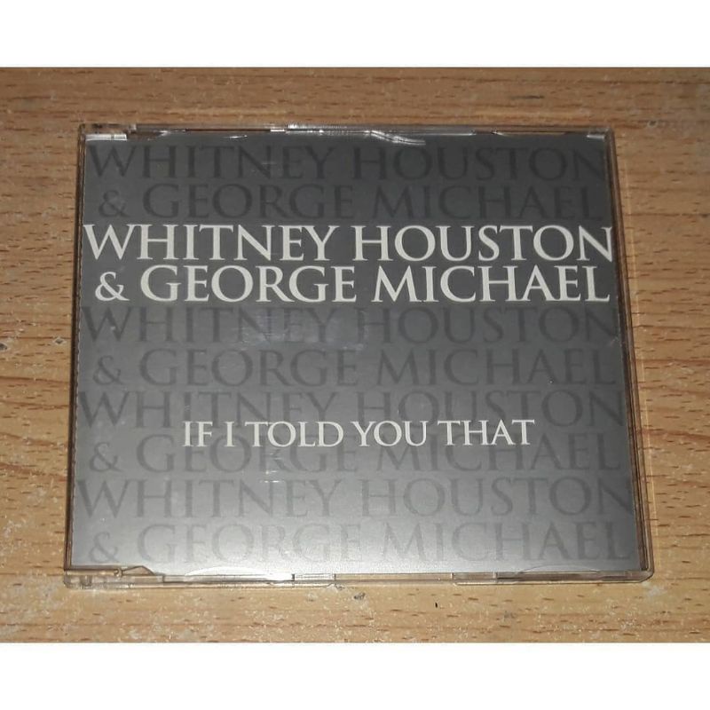 Whitney Houston & George Michael ซีดีPromo CD Single If I Told You That