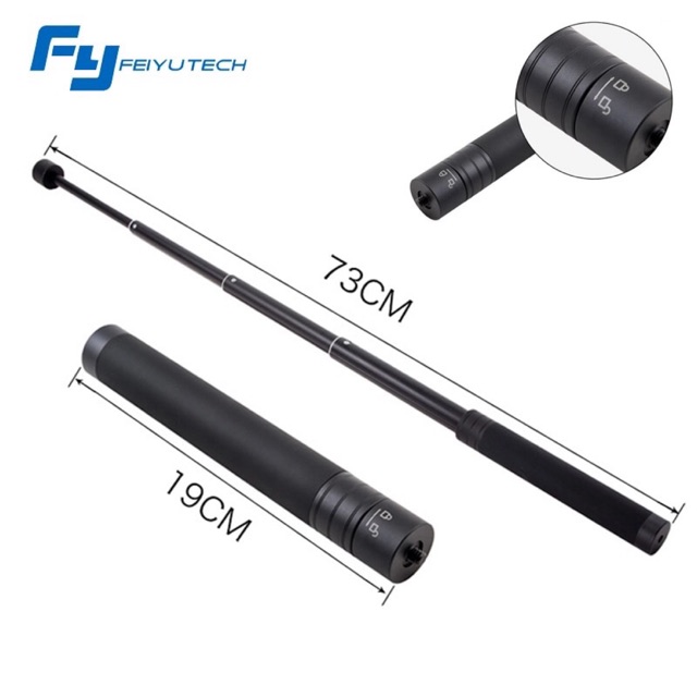 Zhiyun Feiyu Osmo GoPro Magic Selfie Stick Extension Rod ไม้เซลฟี่สำหรับ Osmo Pocket / GoPro /มือถือ
