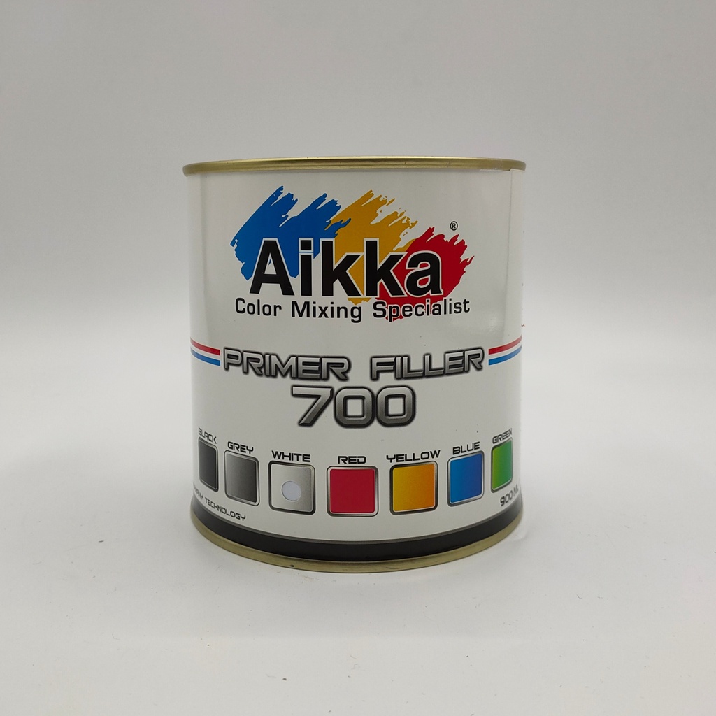 Aikka AK700 1K COLOUR PRIMER FILLER / 1K UNDERCOAT / GREY / WHITE/ BLACK / 1LITER PACKING