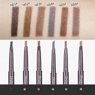 N121 ดินสอเขียนคิ้วLAMEILA Colour Geometry 2in1 แบบหมุน กันน้ำ กันเหงื่อ พร้อมแปรงปัดคิ้ว