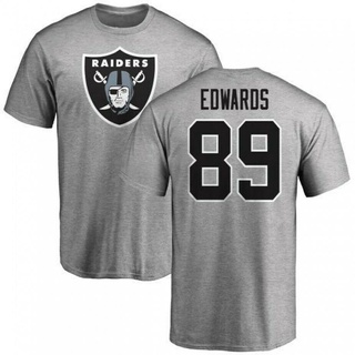 เสื้อยืดโอเวอร์ไซส์เสื้อยืดคอกลม ผ้าฝ้าย 100% พิมพ์ลาย Bryan Edwards 89 Las Vegas Raiders แฟชั่นS-3XL