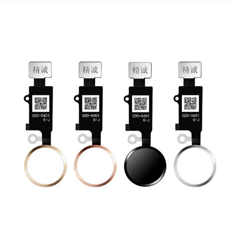 ปุ่มโฮม สําหรับ IP Hone 5S 6 Plus 6s 6+ 7 8 Se สายแพร ไม่มีลายนิ้วมือ และ Touch ID อะไหล่ซ่อมแซมบ้าน thumbnail 4