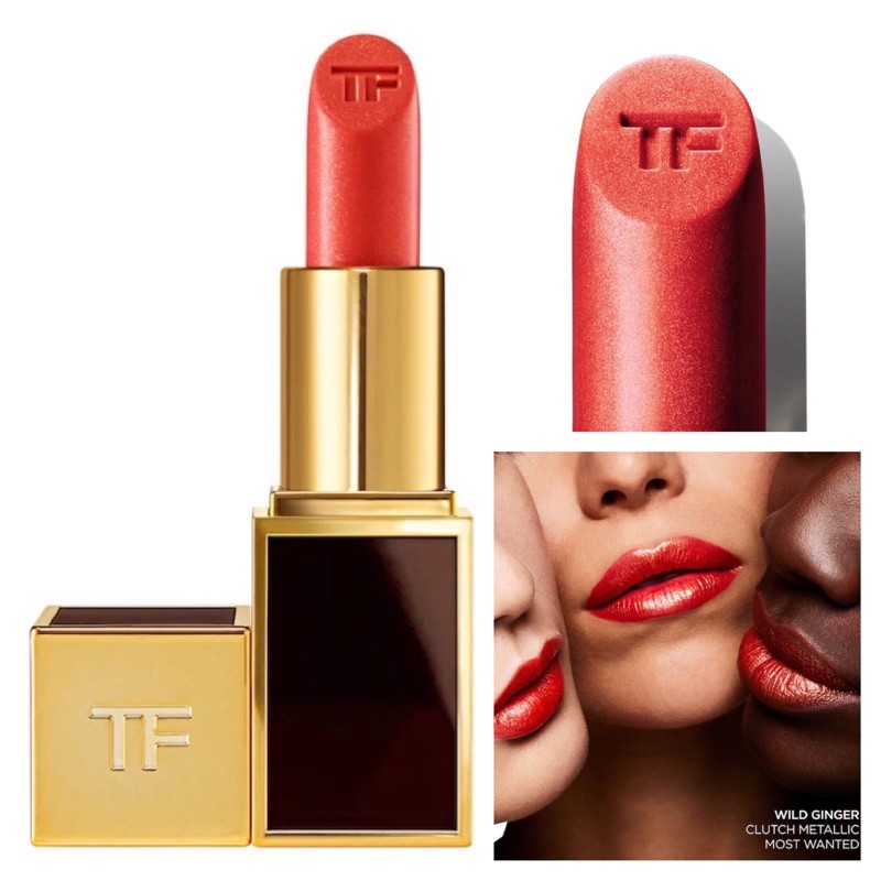 ของใหม่] Tom Ford - Mini Most Wanted Lip Color Metallic Lipstick สี Wild  Ginger ของแท้ ?% | Shopee Thailand