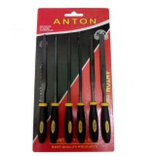 Anton ตะไบเล็ก 4x160mm. (สีดำ)