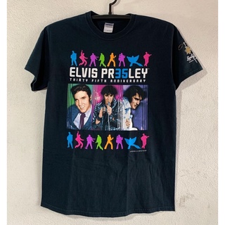 เสื้อยืดวงดนตรีเสื้อ Elvis Presley มือสองลิขสิทธิ์แท้all size S-5XL