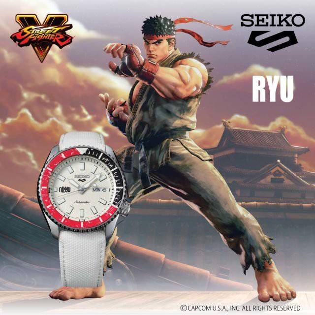 SEIKO 5 SPORTS Automatic SRPF19K STREET FIGHTER V Limited Edition