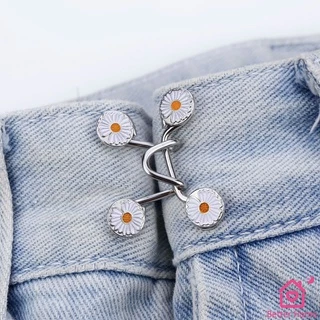 Better ตะขอกางเกง กระดุม ตะขอกางเกงปรับเอวที่หลวมให้พอดี jeans buttons