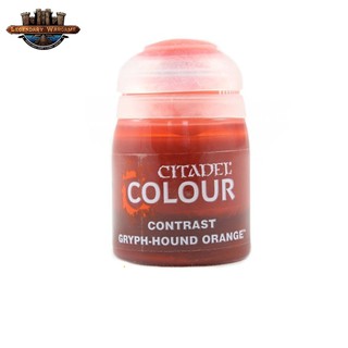 [P210พร้อมส่ง] Citadel : CONTRAST: GRYPH-HOUND ORANGE (18ML)สีอะคริลิคสำหรับทาโมเดล