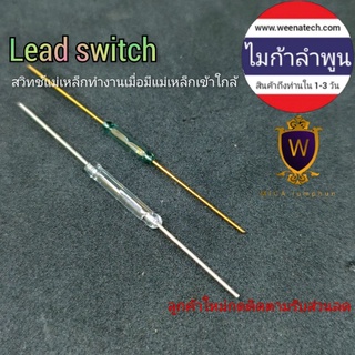 Lead switch สวิทช์แม่เหล็กทำงานเมื่อแม่เหล็กเข้าใกล้ ไมก้าลำพูน