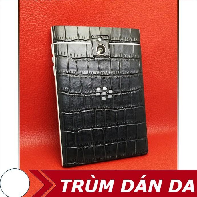 [SKIN STICKER] BlackBerry Passport/ ATT/ SLIVER สติ๊กเกอร์ผิว - ลายนูนจระเข้