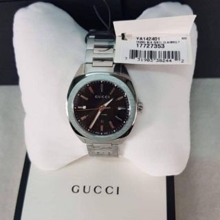 นาฬิกาข้อมือ Gucci Stainless Steel Dress Silver-Toned  Watch YA142401