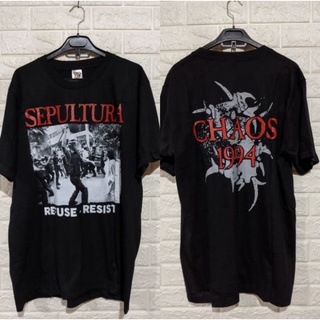 เสื้อยืด พิมพ์ลาย Sepultura BAND