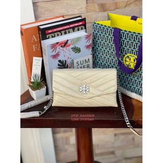 Tory Burch Kira Chevron Chain Wallet Bag แท้💯%