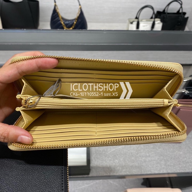 CHARLES KEITH CK6-10770552-1 กระเป๋าสตางค์ใบยาว - iclothshop - ThaiPick