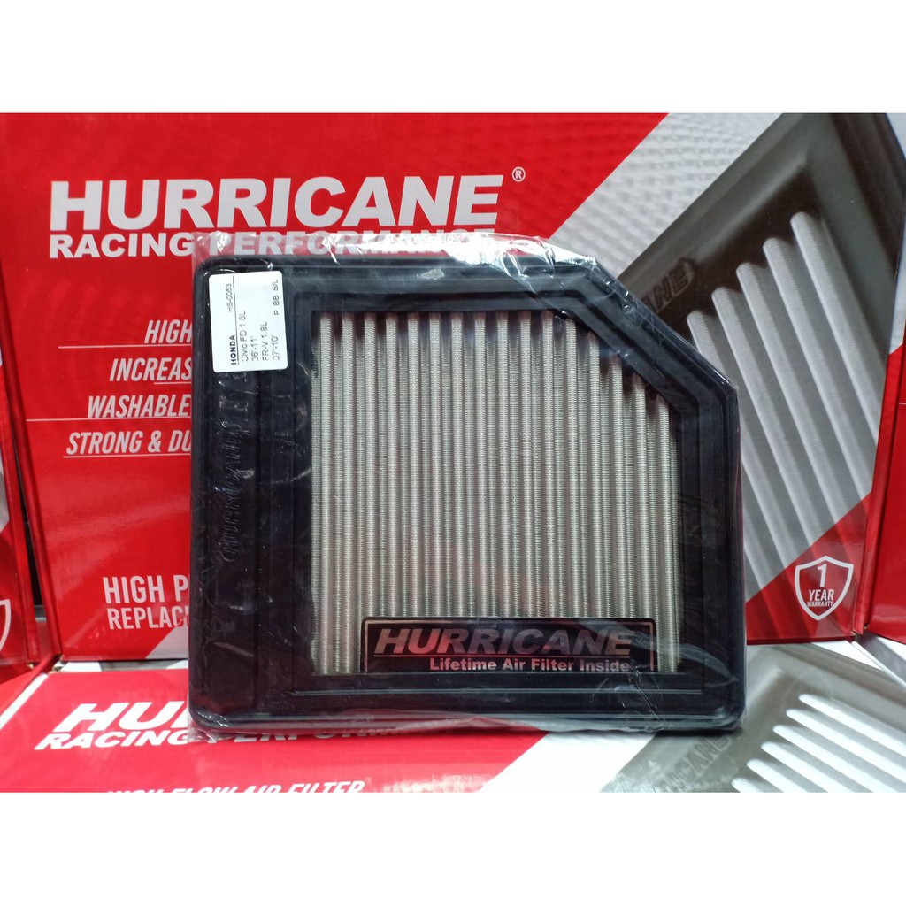 Hurricane กรองอากาศสแตนเลส HONDA CIVIC FD 1.8L ปี 2006-2011