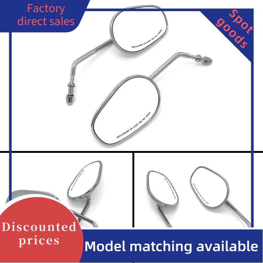 กระจกมองข้างรถจักรยานยนต์มอเตอร์สําหรับ Harley Davidson Street 500 XG500 XG750 FXDB FXSB XL1200CX XL