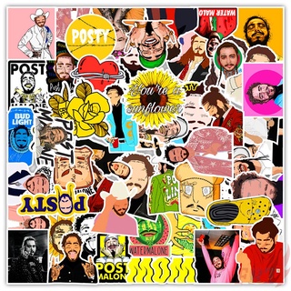 ❉ Post Malone Series 03 - POP Singer Austin Richard Post สติ๊กเกอร์ ❉ 50Pcs/Set Singer DIY Fashion Luggage Laptop Skateboard Decals Doodle สติ๊กเกอร์