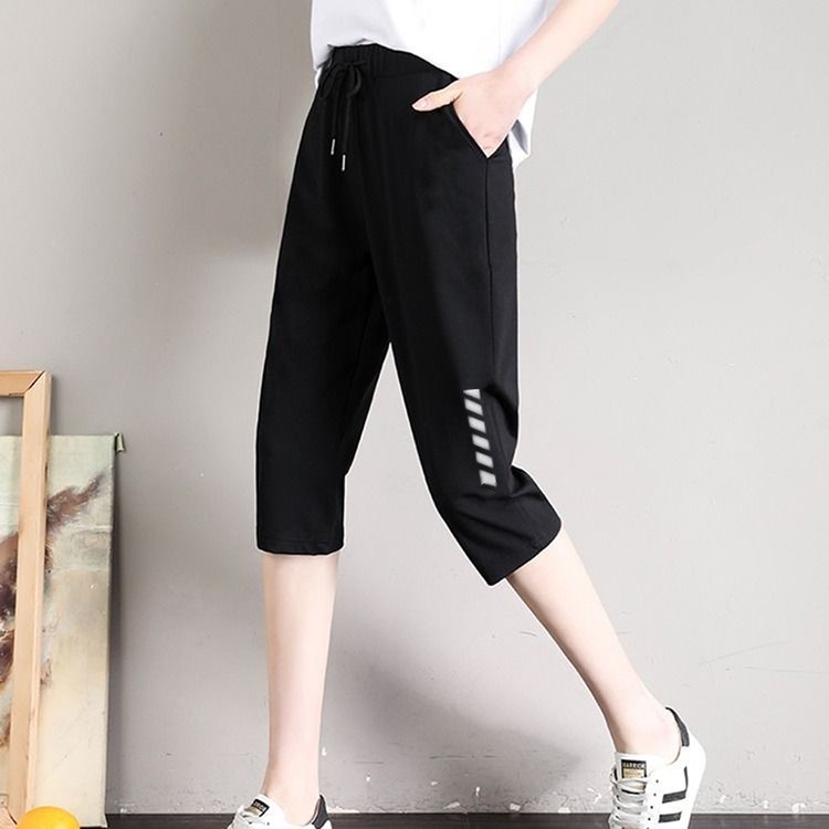 Girls_world กางเกงออกกำลังกายผู้หญิง แบบ 7 ส่วน สไตล์สปอร์ตเกิร์ล