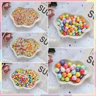เม็ดมุกน้ำตาลแต่งเค้ก คัพเค้ก คละสี 25g/50g/100g หลายขนาด ราคาถูก Sugar Sprinkles