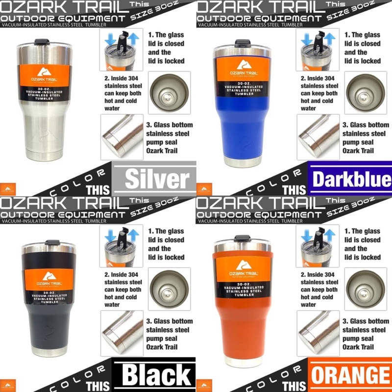 Ozark Trail Tumbler 30oz แก้วเก็บความเย็นยาวนาน 18-24 ชม.