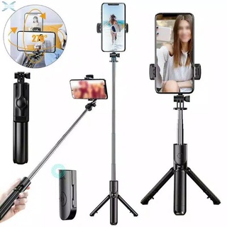 3 in 1 R1 ขาตั้งกล้องไร้สาย บลูทูธ 360. Selfie STICK ขาตั้งกล้องสามขา°