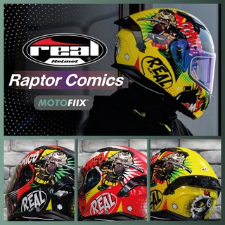 Real หมวกกันน็อค Raptor Comics