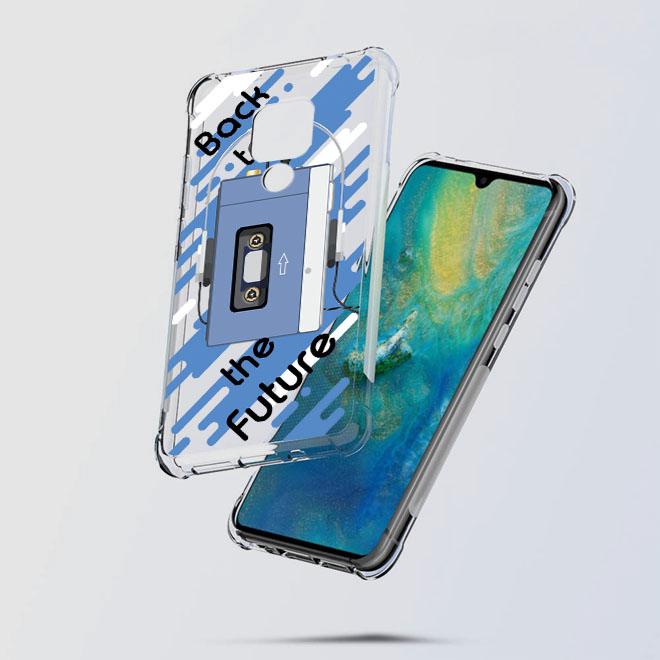 เคส สำหรับ Huawei Mate 20 Anti-Shock Protection TPU Case [Back to the Future]