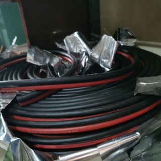 (ตัดแบ่งขาย)​ สายลมสายแก๊ส สายลมคู่ WELDONE TWIN WELDING HOSE ขนาด 1/4 X 1/4 นิ้ว