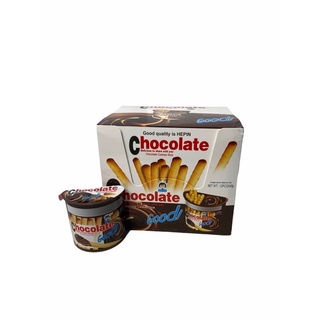 บิสกิตแท่ง ขนมจิ้มซ็อกโกแลต..CHOCOLATE GOOD Cookies Stick 40g