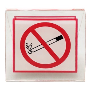 ป้ายอะคริลิก No Smoking x 3 ชิ้น101356Acrylic Stand No Smoking x 3 pcs