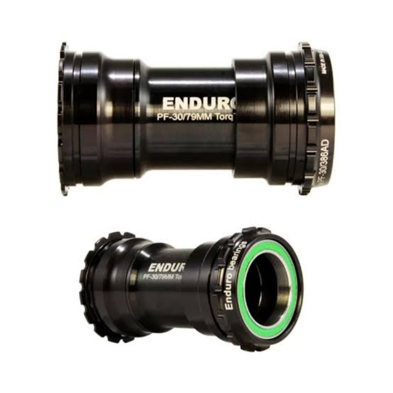 ENDURO TORQTITE BOTTOM BRACKET: BBRIGHT TO 24MM XD-15 ANGULAR CONTACT CERAMIC BEARING BLACK