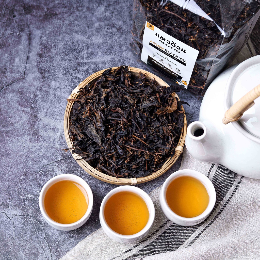 ชาดำ 100% สำหรับชงร้อน ส่งตรงจากไร่ชาเชียงใหม่ ชาดำอัสสัม ชาดำใบหลวม น้ำหนัก 150 กรัม - รูปที่ 4